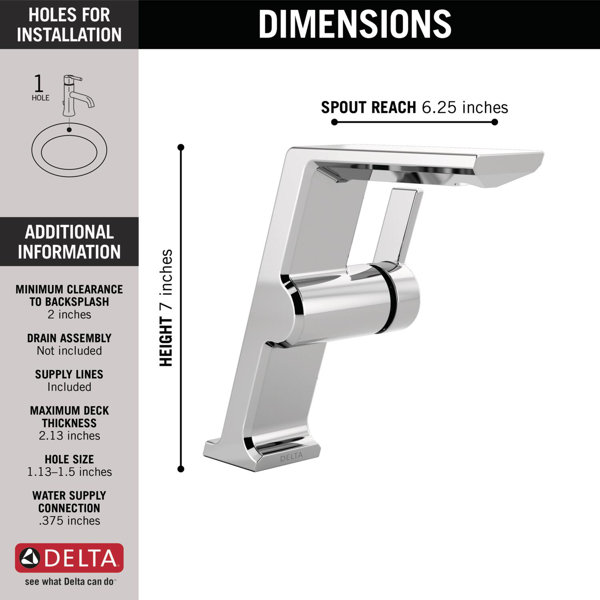 Delta Pivotal Mid Height Vessel Sink Faucet Bathroom Faucet & Reviews